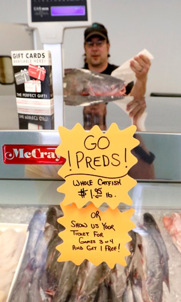 Fish tale: How the catfish toss came to be a Predators thing